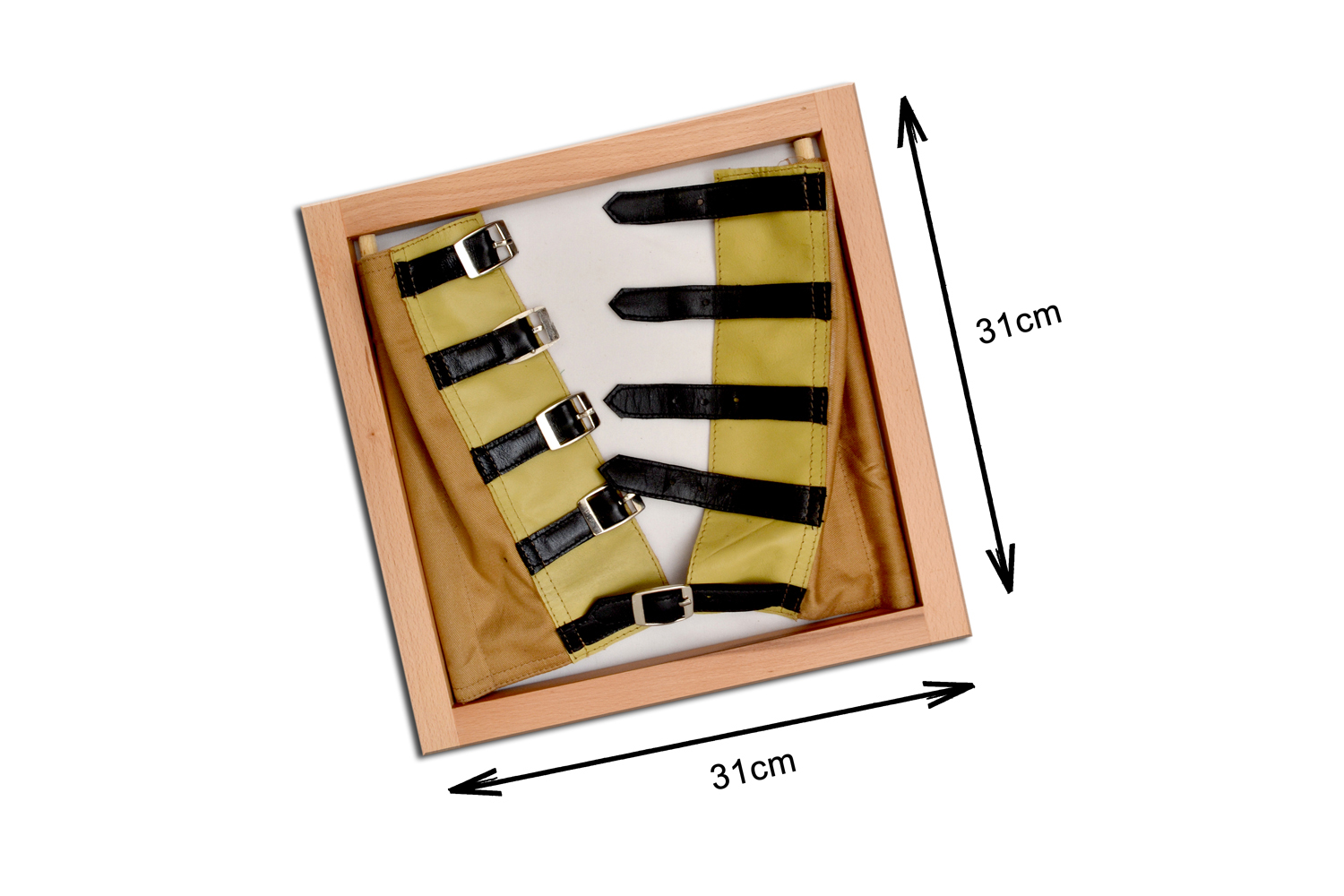 Kidken Montessori Fastening Frames | Montessori Dressing Frames | Early Childhood Development Toys (Buckles)