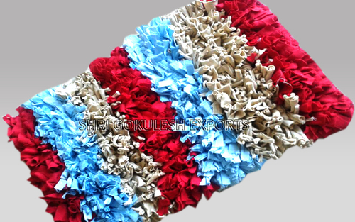 Hot Selling Indian 100% Pure Cotton Shaggy Carpets