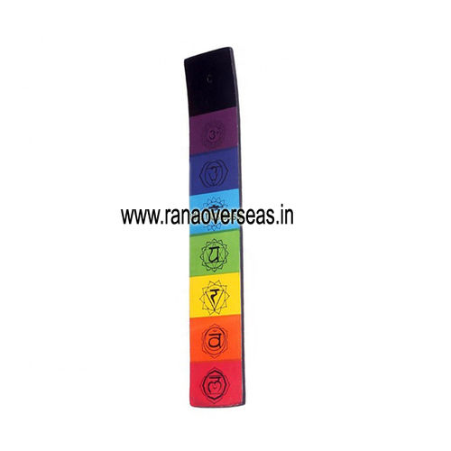 Wood Wooden Incense Stick Seven Chakra Seven Symbol Seven Color