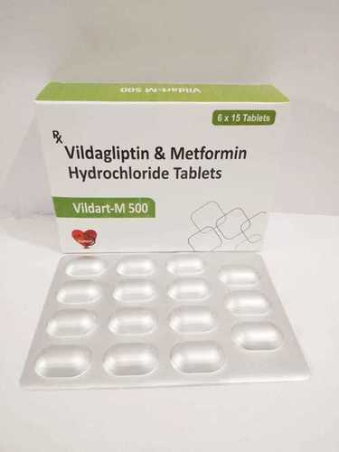 Vildagliptin 50 Mg + Metformin 500 Mg Tablet ( Vildart-m 500 