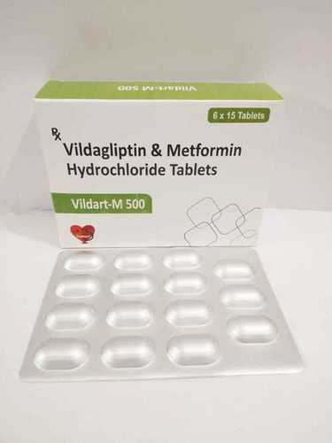 Vildagliptin 50 Mg + Metformin 500 Mg Tablet ( Vildart-m 500 )