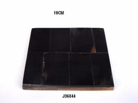 Bone Inlay Coasters With Carving