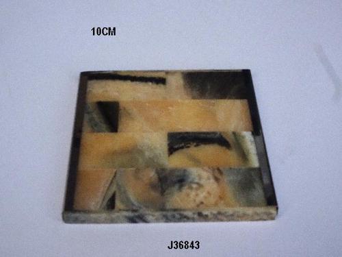 Horn Inlay Coaster