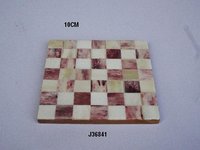 Mother of pearl Inlay coaster