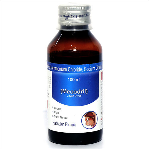 Diphenhydramine Ammonium Chloride Sodium Citrate Menthol Syrup 