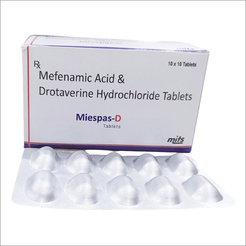 Mefanamic acid 250 mg & Drotaverine Hcl 80 mg Tablets