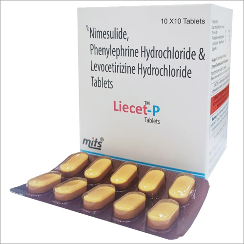 Nimesulide , Phenylephrine Hydrochloride  & Levocetirizine Dihydrochloride