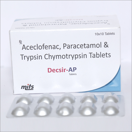 Aceclofenac , Paracetamol & Trypsin Chymotrypsin Tablets