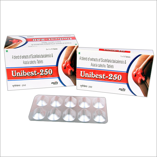 Scutellaria Baicalensis & Acacia Catechu 250mg Tablets
