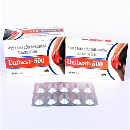 Scutellaria Baicalensis & Acacia Catechu 500mg Tablets