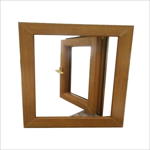Brown UPVC Casement Window