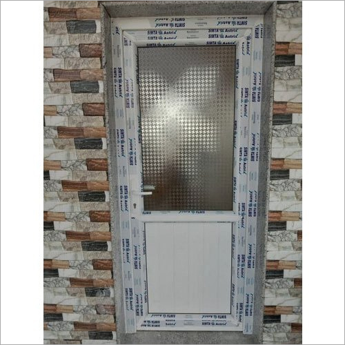 UPVC Glass Bathroom Door