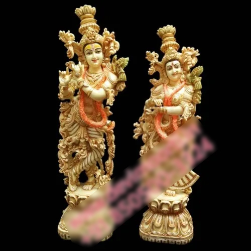 Marble Krishan Radha Statue