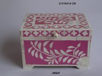 Bone Inlay Jewelry Box