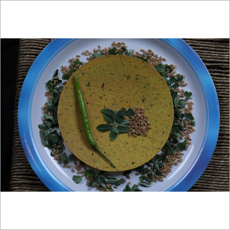 Round Methi Khakhra