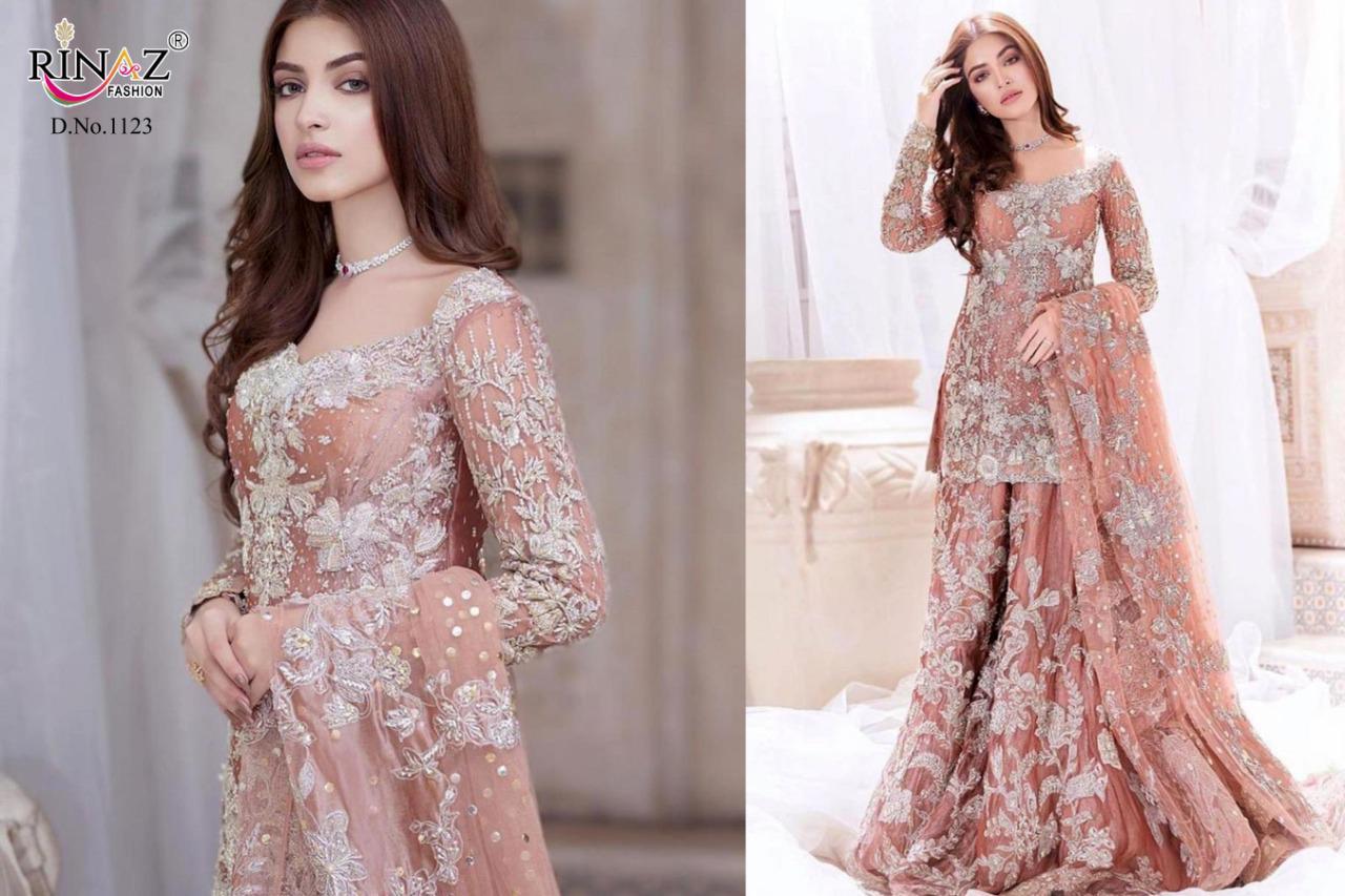 Rinaz Fashion Rim Zim Vol 3 Butterfly Net Heavy Embroidery Work Pakistani Suit Catalog
