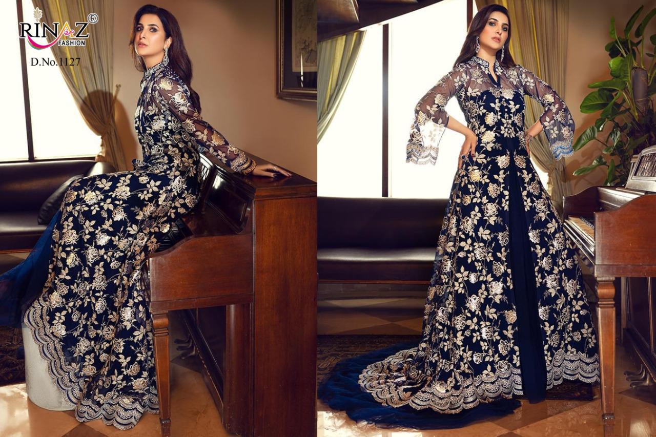 Rinaz Fashion Rim Zim Vol 3 Butterfly Net Heavy Embroidery Work Pakistani Suit Catalog