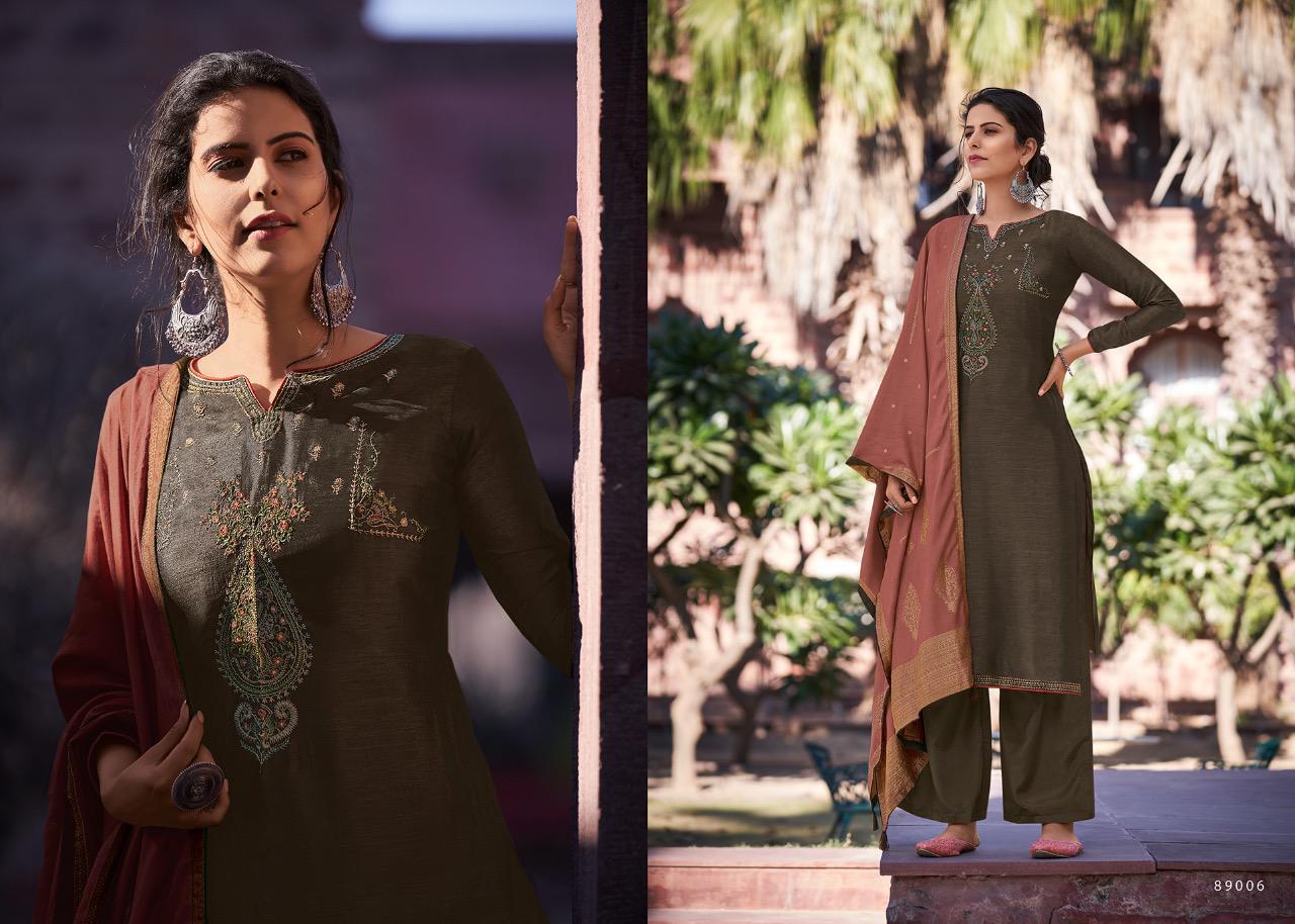 Deepsy Suits Mirai Mulberry Silk With Self Embroidery Work Salwar Suit Catalog