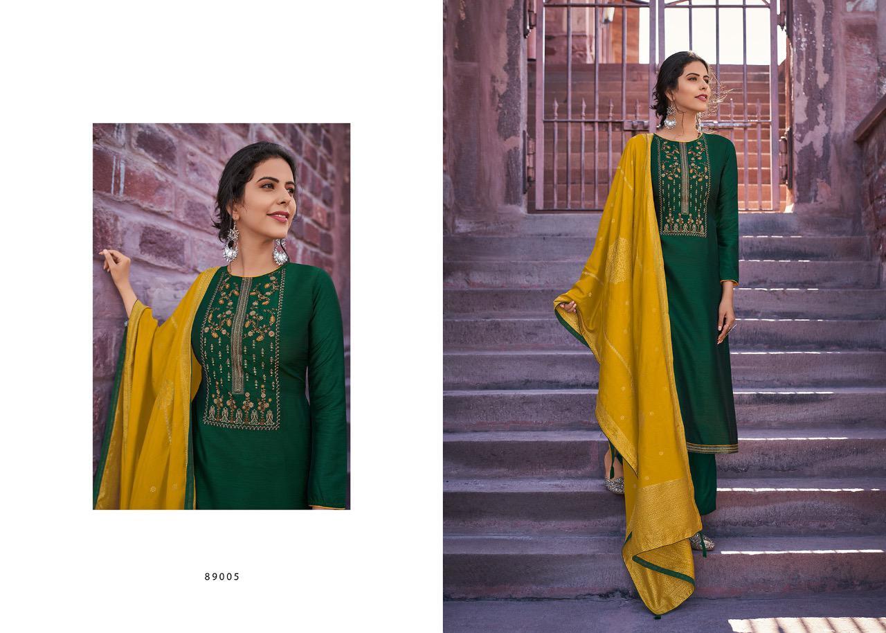 Deepsy Suits Mirai Mulberry Silk With Self Embroidery Work Salwar Suit Catalog