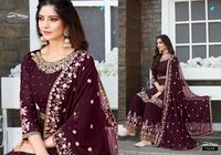 Your Choice Zaraa Georgette Designer Salwar Suit With Sharara Catalog