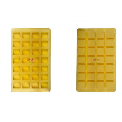 Silicone Soap Mold 35 gm Square 28 Cavities