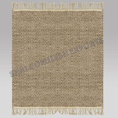 Abstract Design Wool Indian Handmade Flat Weave Carpets