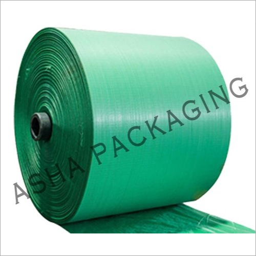 PP Green Color Woven Sack Roll