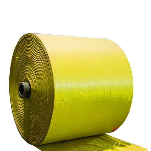 PP Yellow Woven Sack Roll