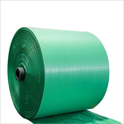 PP Green Woven Sack Roll