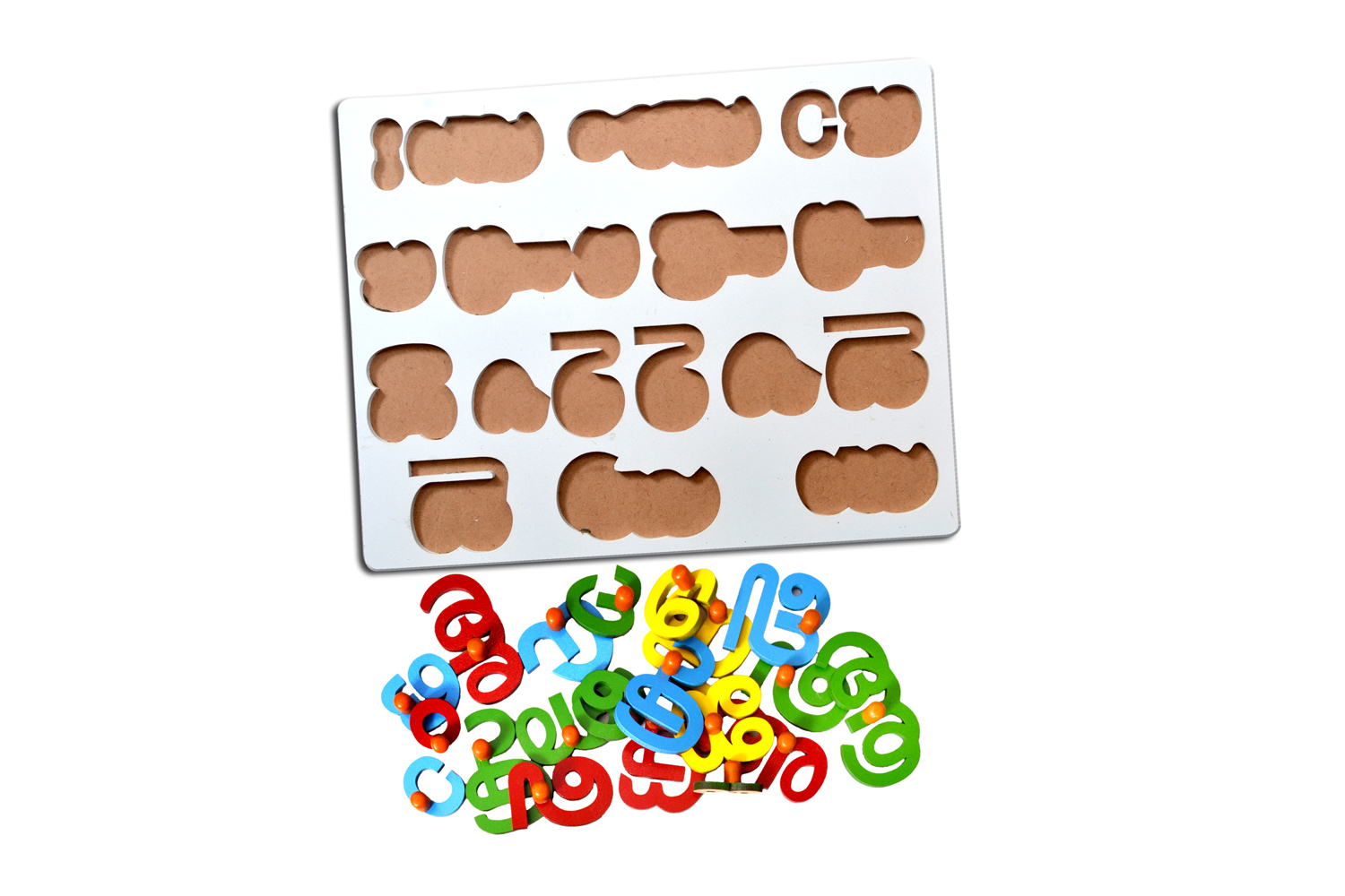 Kidken Alphabet board - Malayalam - Vowels