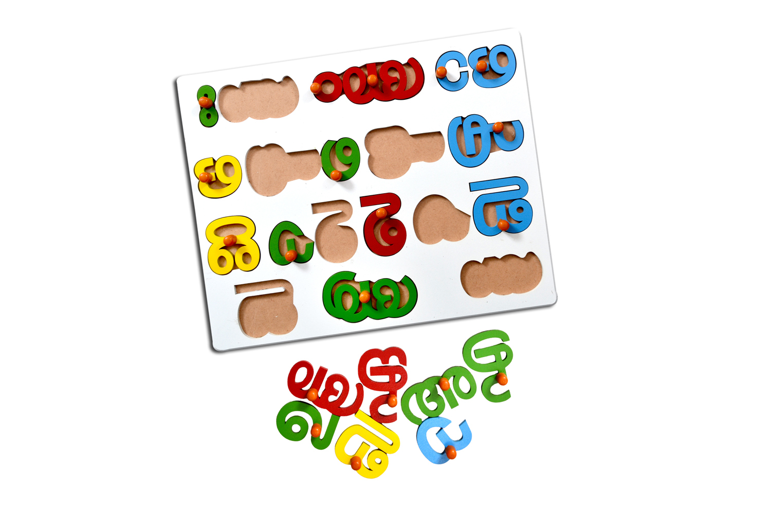 Kidken Alphabet board - Malayalam - Vowels