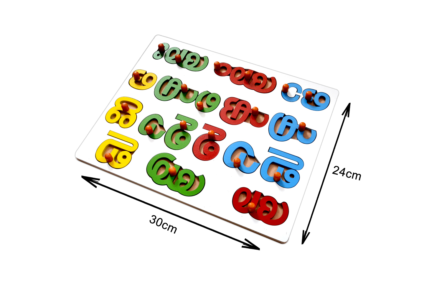 Kidken Alphabet board - Malayalam - Vowels
