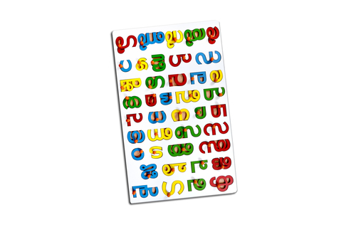 Kidken Alphabet board-Malayalam Consonants
