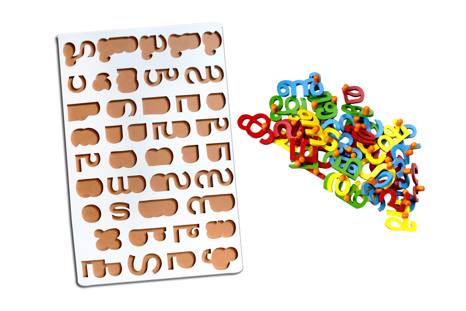 Kidken Alphabet board-Malayalam Consonants