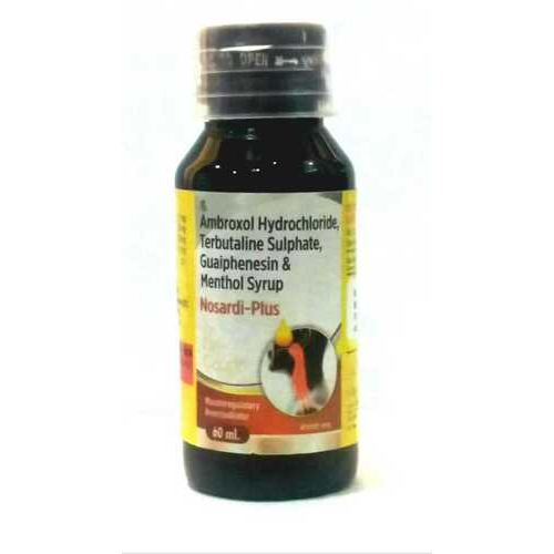 Ambroxol Hydrochloride , Te rbutaline Sulphate & Guaiphenesin & menthol Syrup