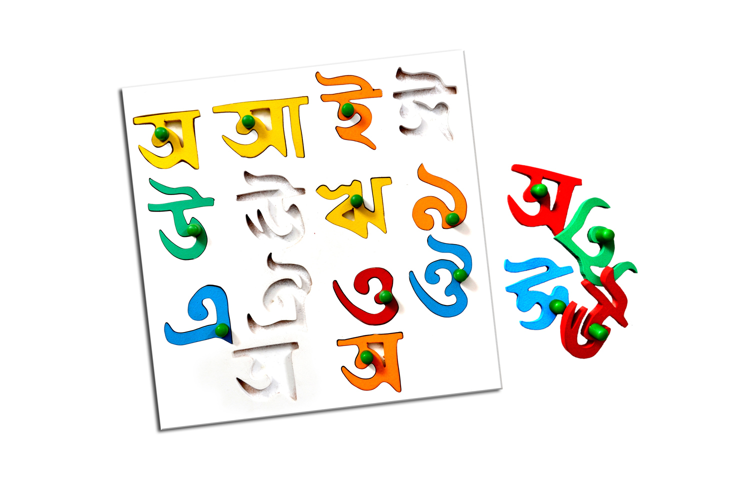 Kidken Alphabet board-Bengali vowels