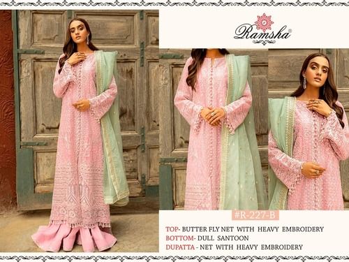 Dry Cleaning Ramsha Pakistani Style Salwar Kameez Wedding Look Suit