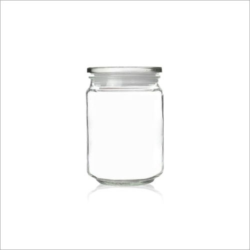 Transparent 650 Ml Glass Jar With Lid