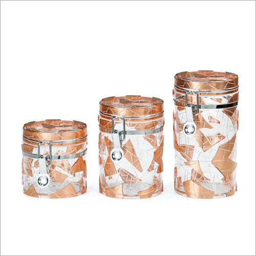 Copper Ex-01 Canister Glass Jars