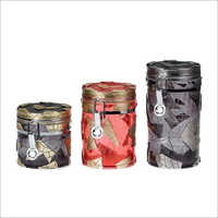 Designer Canister Glass Jars