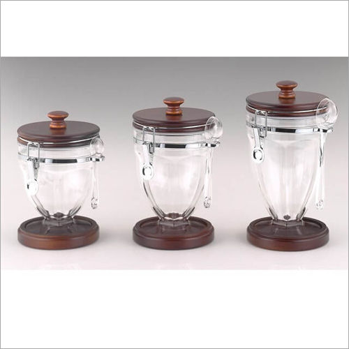 Transparent Cat-51 Canister Wtb Glass Jars