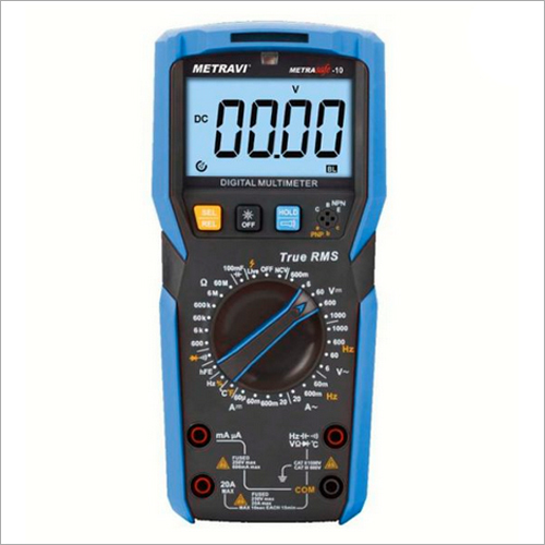 Metravi Metrasafe-10 Abs Plastic Trms Digital Multimeter - Application: Industrial