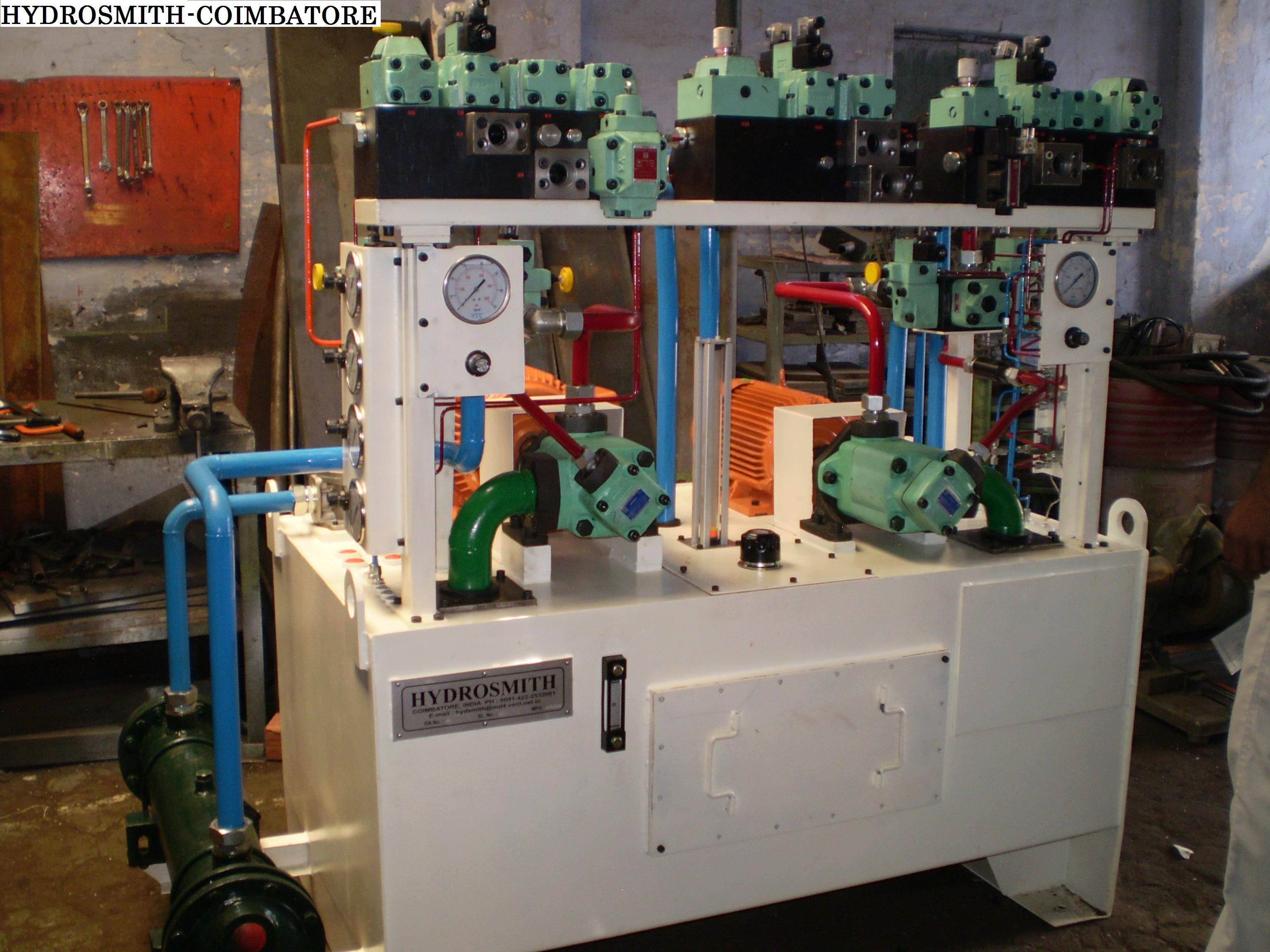 Power Packs for Paper Mills, Rubber Molding, Foundry Equipment, Steel Rolling, Furnace, Stone Crushers and Other Applications