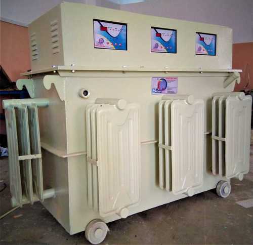 Oil Cooled Servo Stabilizer400 Kva - Efficiency: 98%