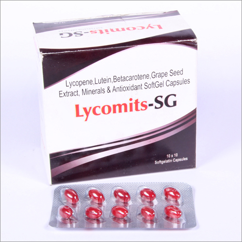 Lycopene, Lutein, Beta Carotene,Grape Seedextract, Mineral And Antioxidants Capsules Ingredients: Lycopene