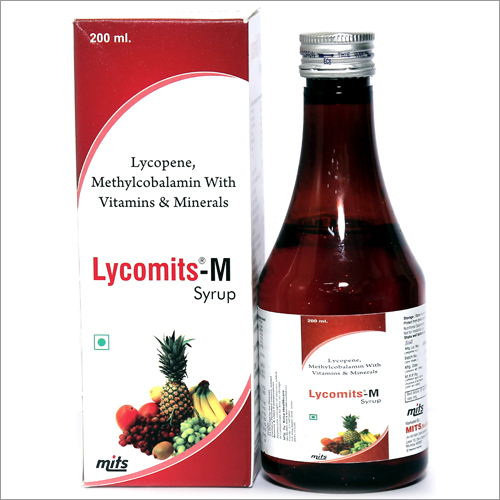 Lycopene, Methylcobalamin With Multivitamin & Multiminerals Syrup Ingredients: Lycopene