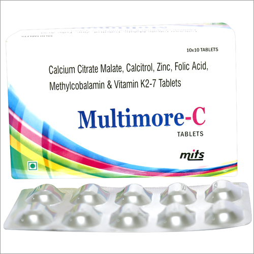 Calcium Citrate Maleate, Calcitriol, Zinc, Magnesium, Folic Acid, Methylcobalamin & Vitamin K2-7 capsules By MITS HEALTHCARE PRIVATE LIMITED