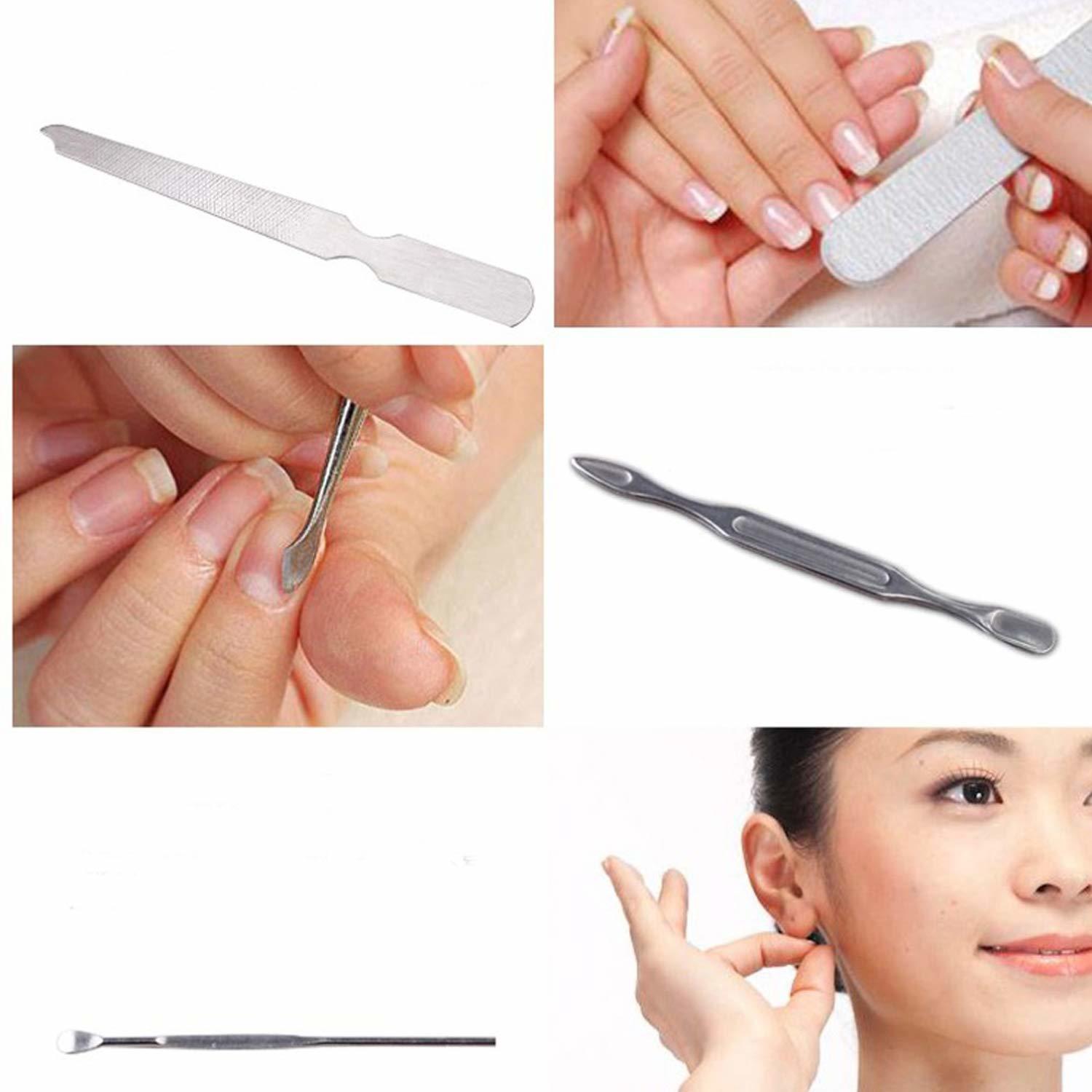 7 Pcs Stainless Steel Nail Tools