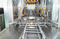 Full automatic plastic crate transshipment basket high spray cleaning washing machine