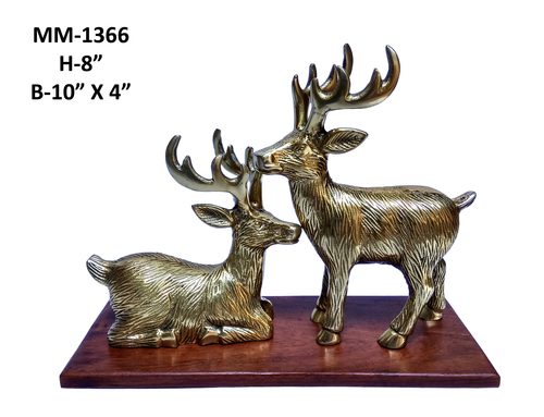 Mentioned In The Image Deer Set Aluminium
